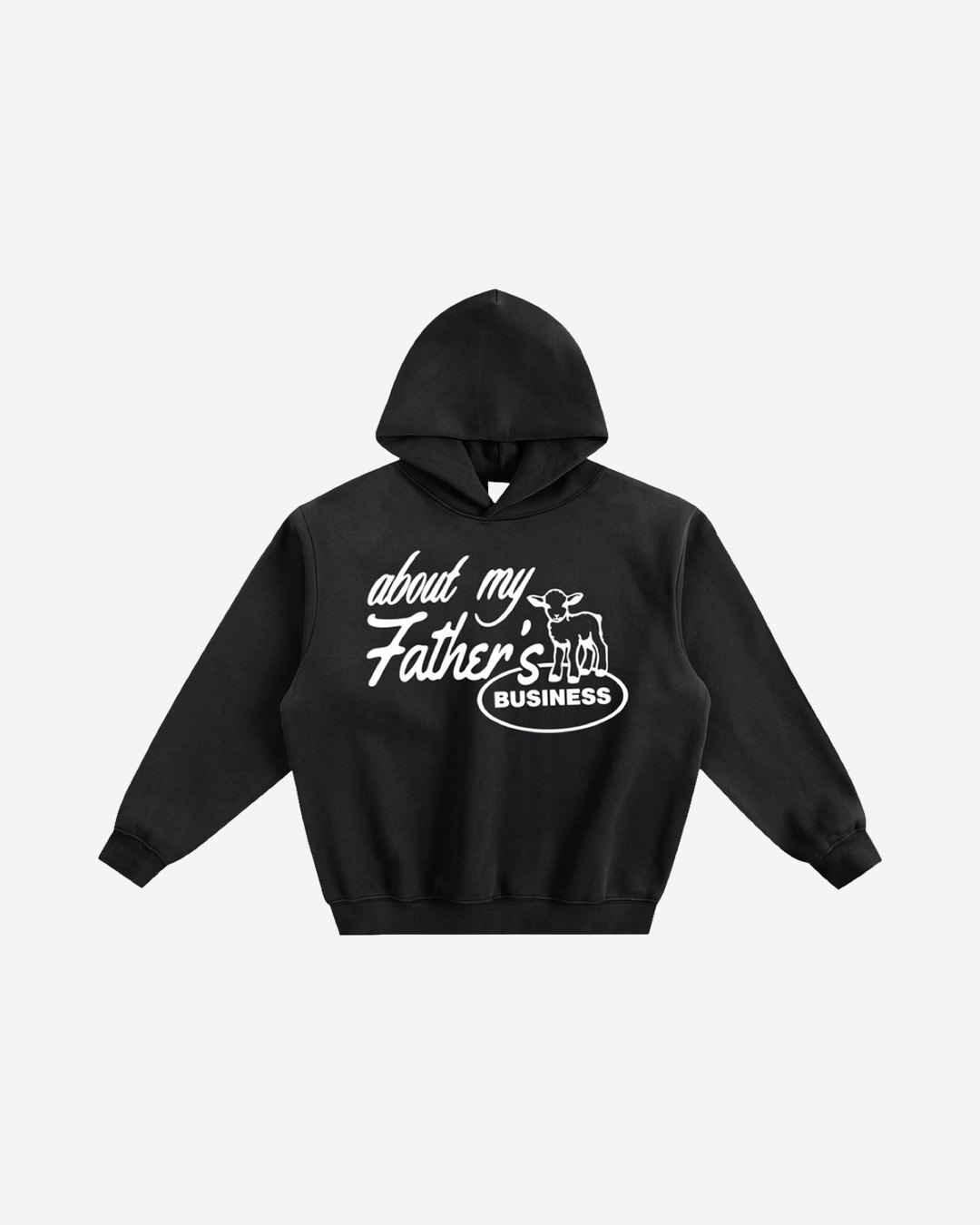 About My Father's Business Boxy Hoodie