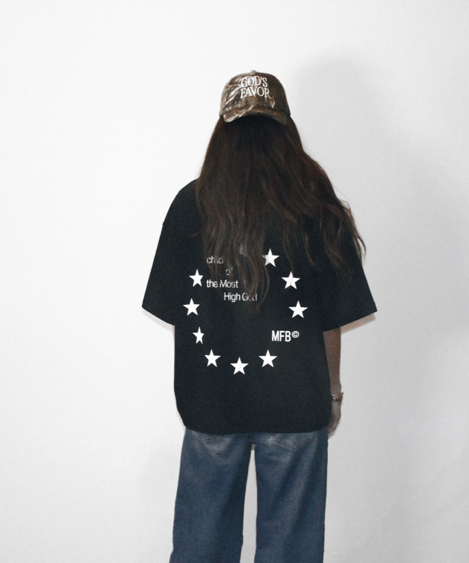Nepo Baby Black Boxy Tee